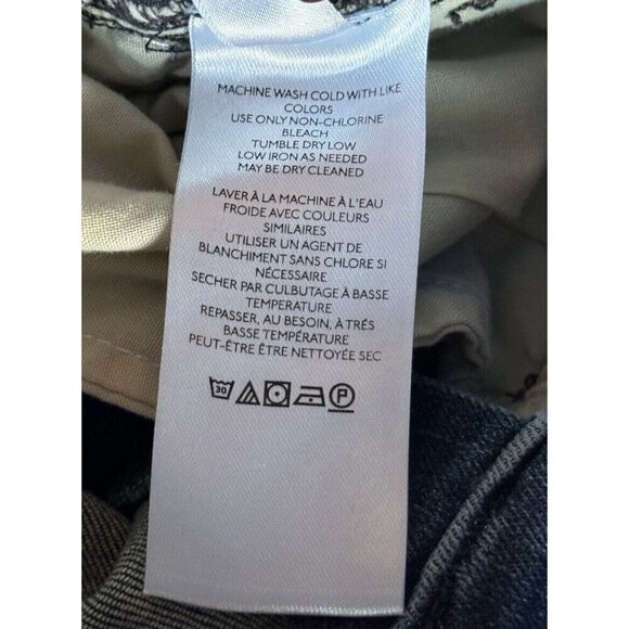 We The Free People Women's Sz 26 Reagan Exposed Button Front Distressed Jeans - Picture 7 of 9